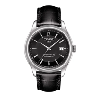 Tissot T1084081605700 Black Dial Leather Strap..
