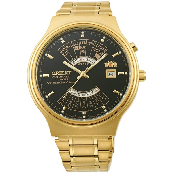 Orient FEU00008BW Gold Stainless Steel Strap Men’s Watch