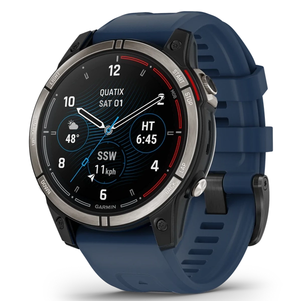 Garmin Quatix® 7 Sapphire Edition Amoled Black Titanium Smartwatch 010-02582-61