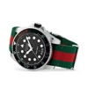 additional image for Gucci YA136209 Black Dial Nylon Strap Watch For Men