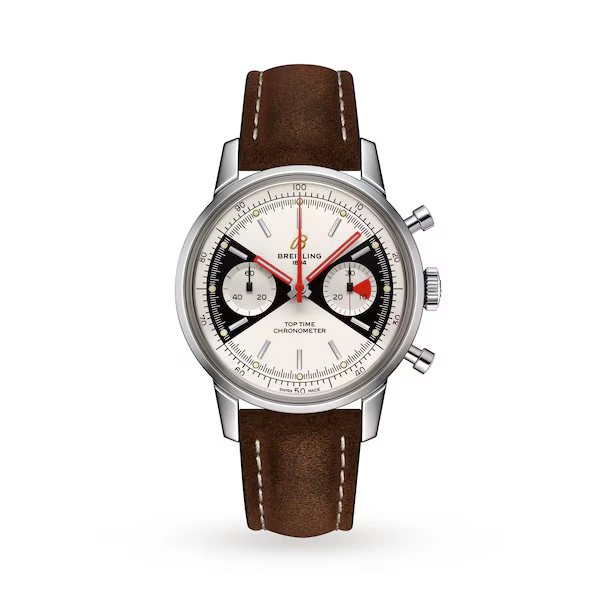 Breitling  Premier A23310121G1X1 Brown Leather Watches For Men