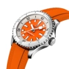 additional image for Breitling  Superocean A17377211O1S1 Orange Leather Watches For Women