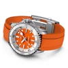 additional image for Breitling  Superocean A17377211O1S1 Orange Leather Watches For Women
