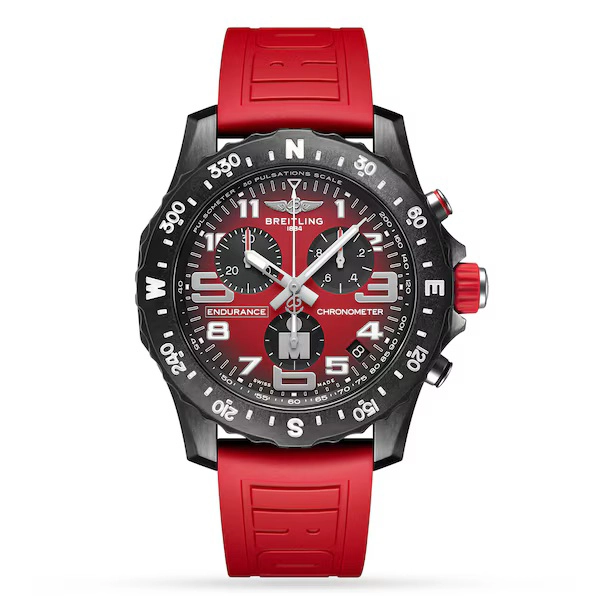 Breitling professional X823109A1K1S1 Red Leather Watches For Men