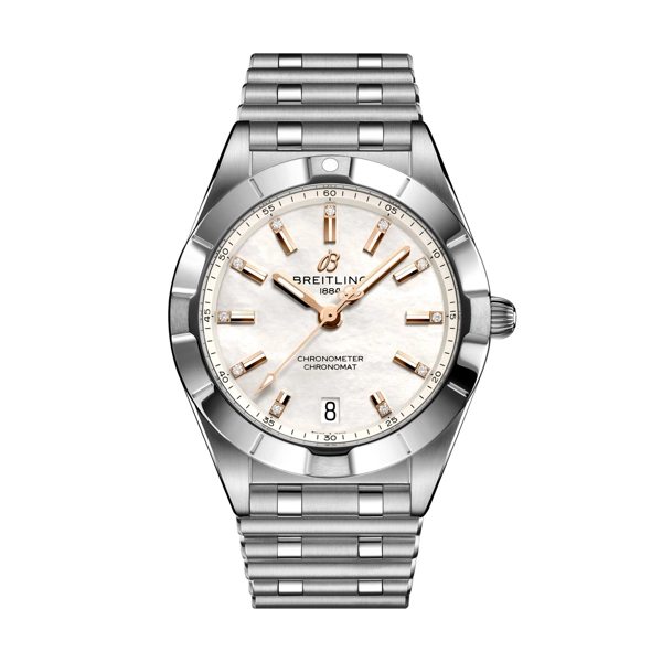 Breitling Chronomat A77310101A4A1 Silver Stainless Steel Watches For Women