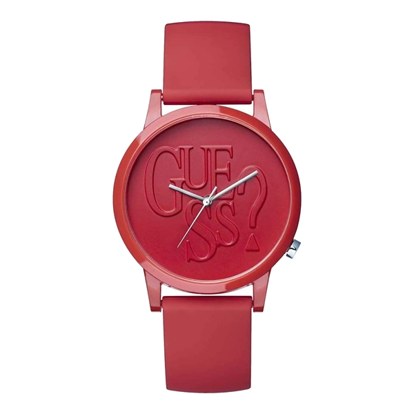 Guess V1019M3 Unisex Red Silicone Strap Watches