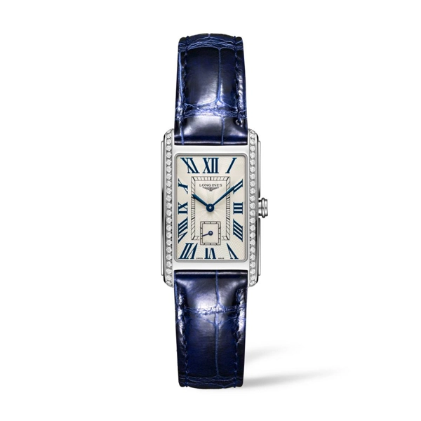 Longines Elegance DolceVita L5.512.0.71.7 Blue Leather  Watches For Womens