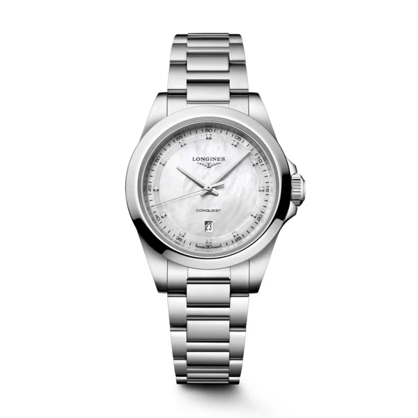 Longines Conquest L3.350.4.87.6 Silver Stainless Steel  For Women