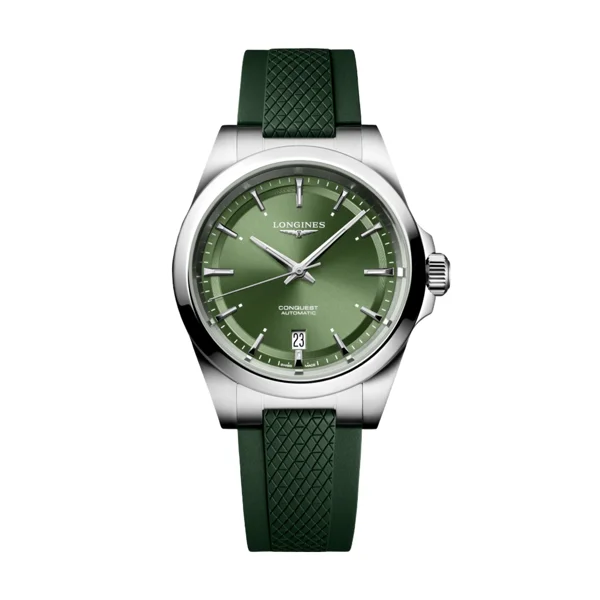 Longines Conquest L3.720.4.02.9 Green Rubber For Men