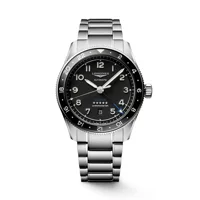 Longines Spirit Zulu Time L3.812.4.53.6 Silver..