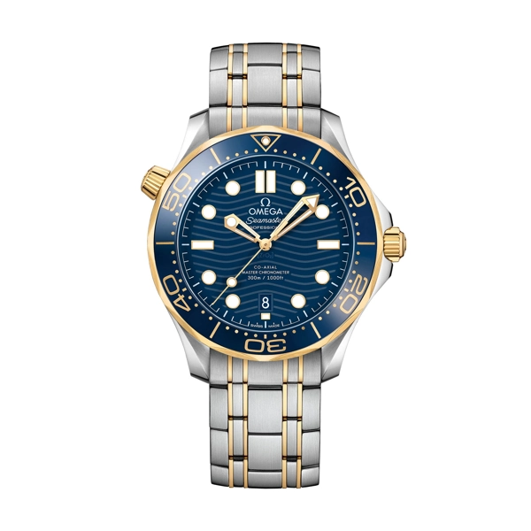 Omega Seamaster Diver 300M 210.20.42.20.03.001 Silver Stainless Steel & Gold Watches for Men