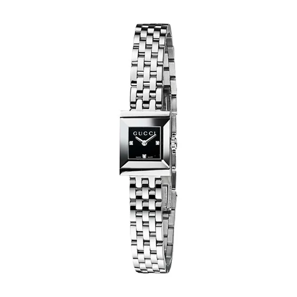 Gucci G-Frame Ya128507 Silver Stainless Steel For Women