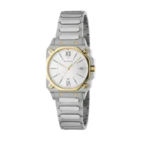 Gucci G-Flat Ya166506 Silver Stainless Steel W..