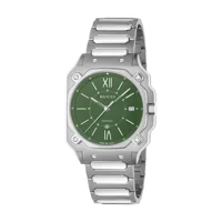Gucci G-Flat Ya166404 Silver Stainless Steel W..