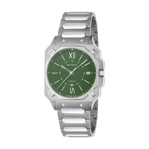 Gucci G-Flat Ya166404 Silver Stainless Steel Watches for Unisex