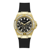 Guess GW0118L1 Women’s Black Silicone Strap Wa..