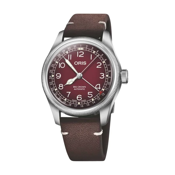 Oris Big Crown X Cervo Volante 01 754 7785 4038-Set Brown Leather Watches for Men
