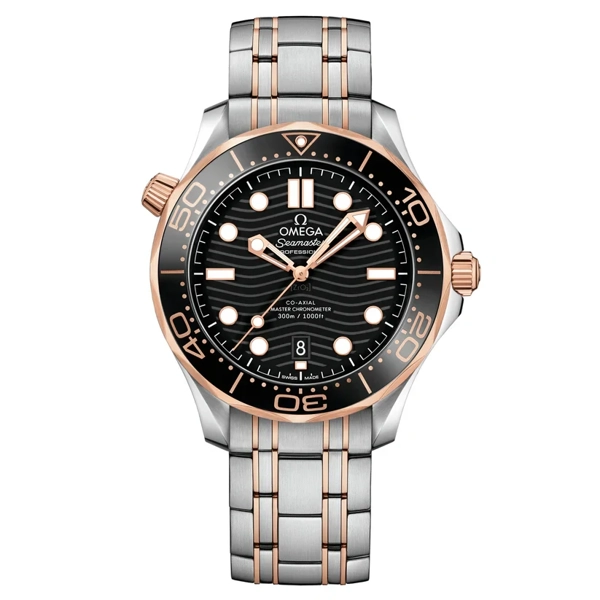 Omega Seamaster Diver 300M 210.20.42.20.01.001 Silver Stainless Steel & Gold Watches for Men