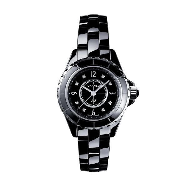 Chanel H2569 Women's Black Ceramic Strap Watches