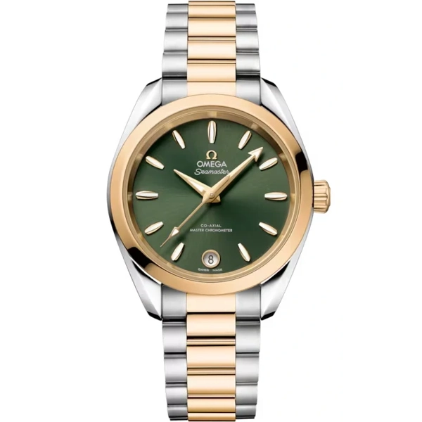 Omega Seamaster Aqua Terra 150M 220.20.34.20.10.002 Silver Stainless Steel & Gold Watches for Women