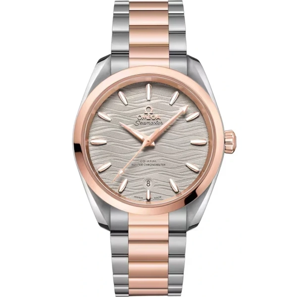 Omega Seamaster Aqua Terra 150M 220.20.38.20.06.001 Silver Stainless Steel & Gold Watches for Women