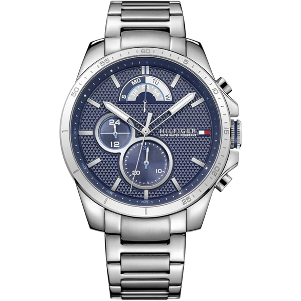 Tommy Hilfiger 1791348 Silver Stainless Steel Watches For  Men