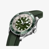 additional image for Breitling Superocean A17376A31L1S1 Green Leather Watches For Men