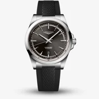 Longines Conquest L3.830.4.52.9 Black Rubber  ..