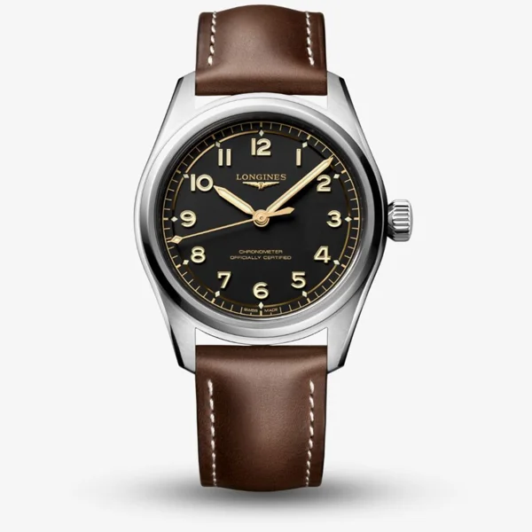Longines Spirit Pilot L3.809.4.53.2 Brown Leather For Men