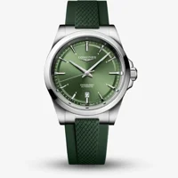 Longines Conquest L3.830.4.02.9 Green Rubber  ..