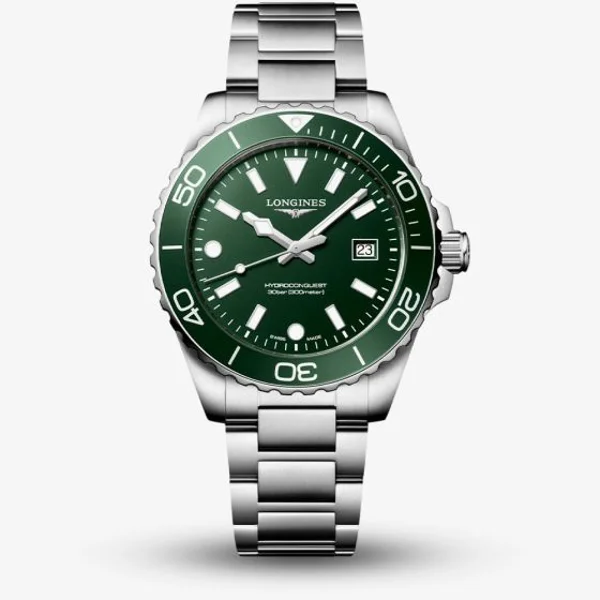 Longines Conquest HydroConquest L3.769.4.06.6 Silver Stainless Steel For Men