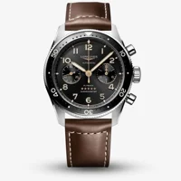 Longines Spirit Flyback L3.821.4.53.2 Brown Le..