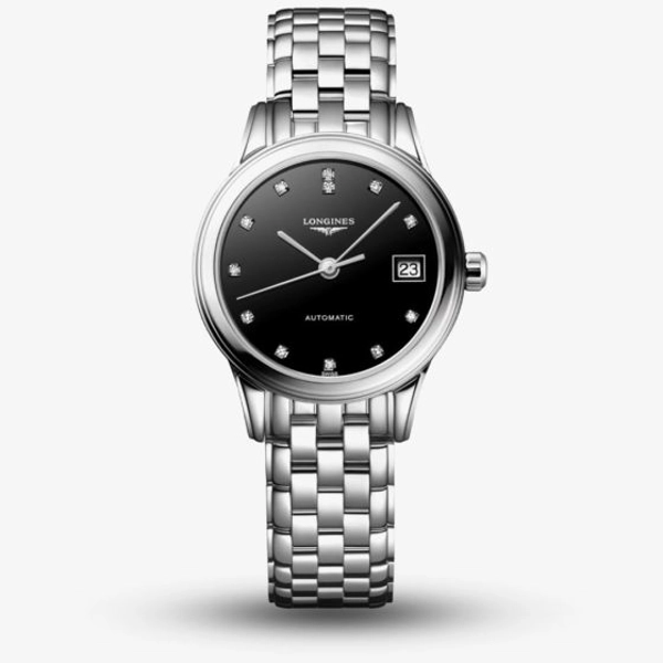 Longines Elegance Flagship Classic L4.274.4.57.6 Silver   Stainless Steel Watches For Womens