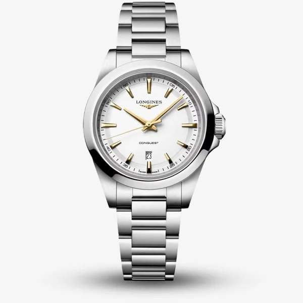 Longines Conquest L3.350.4.12.6 Silver Stainless Steel  For Women