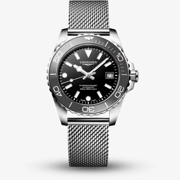 Longines Conquest HydroConquest L3.779.4.70.6 Silver  Stainless Steel For Men