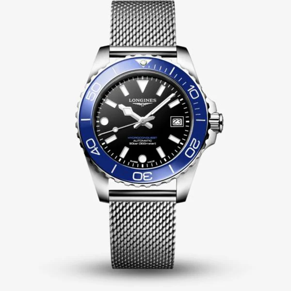 Longines Conquest HydroConquest L3.779.4.90.6 Silver Stainless Steel For Men