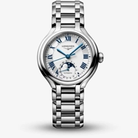 Longines Elegance PrimaLuna L8.126.4.71.6 Silv..