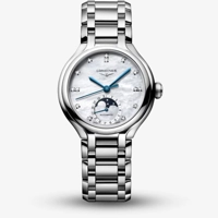 Longines Elegance PrimaLuna L8.126.4.87.6 Silv..