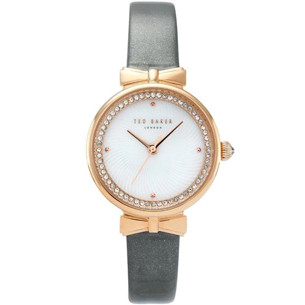 Ted Baker TE50861003 Silver Dial Calfskin Strap Ladies Watch