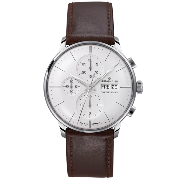 Junghans Meister Chronoscope Men's Brown Watch 27/4120.03