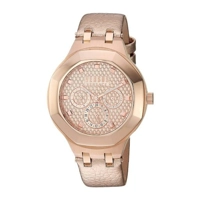Versus VSP360317 Women's Rose Gold Leather Str..
