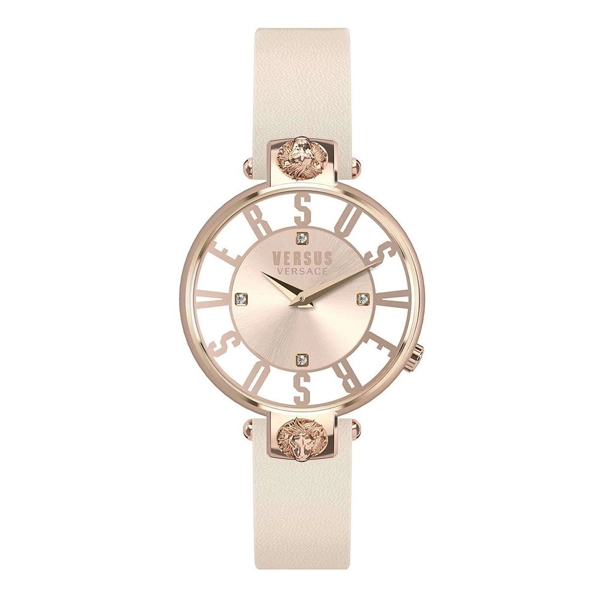 Versus VSP490318 Women's White Leather strap Watches