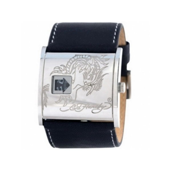 Ed Hardy EDUN-DR Mens Digital Undercover Dragon Brown Strap Watch