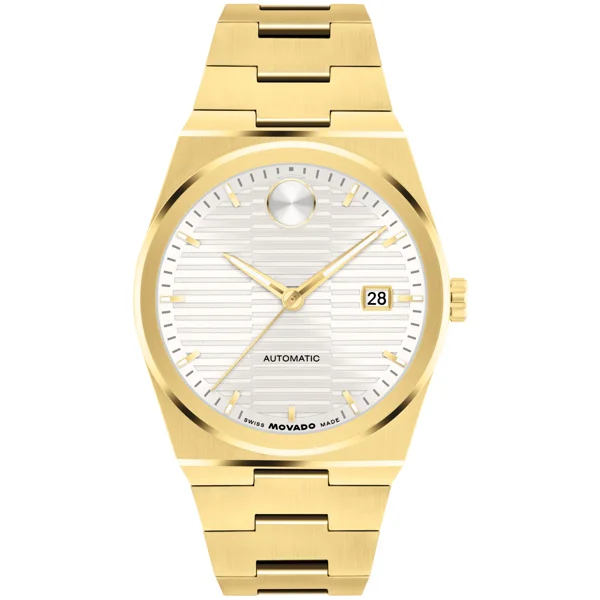 Movado Bold Quest Automatic 3600943 Gold Stainless Steel Watches For Men