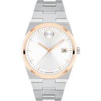 Movado BOLD Quest 3600972 Silver Stainless Ste..