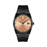 Movado BOLD Quest 3601244 Black Stainless Stee..
