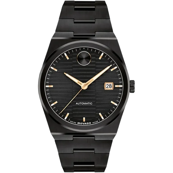 Movado Bold Quest Automatic 3601274 Black Stainless Steel Watches For Men