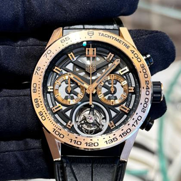 TAG Heuer Black Rubber Watches For Men