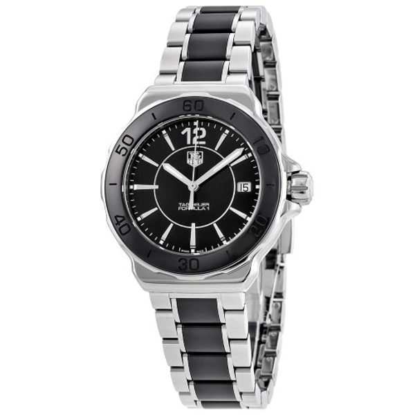 TAG Heuer WAH1210.BA0859 Women's Silver Stainless Steel with Black Ceramic Watches