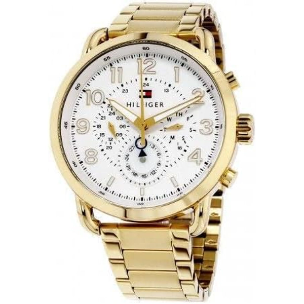 Tommy Hilfiger  1791455 White Stainless Steel Watches For Men